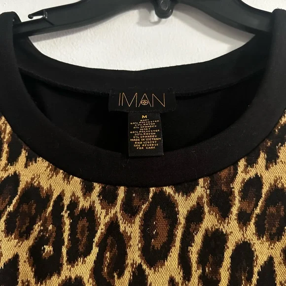 Iman Leopard Print Dress - Picture 3 of 4